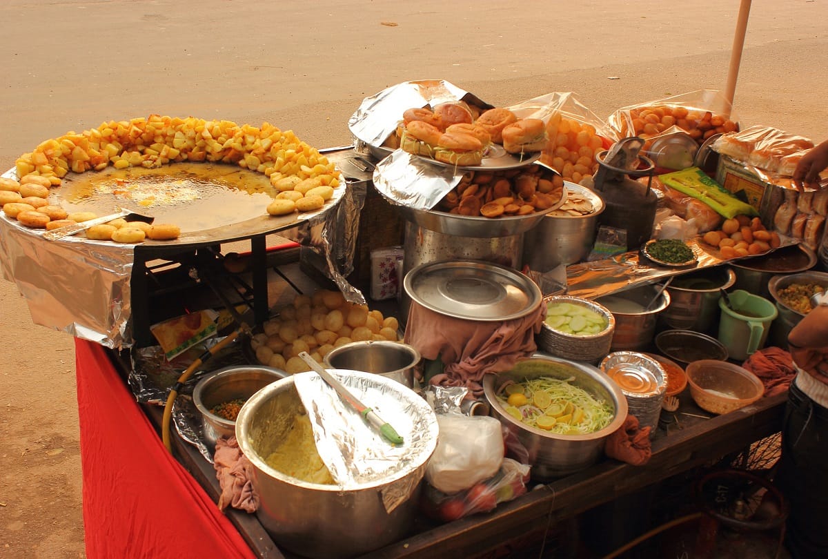 special local dishes for passengers in railway.