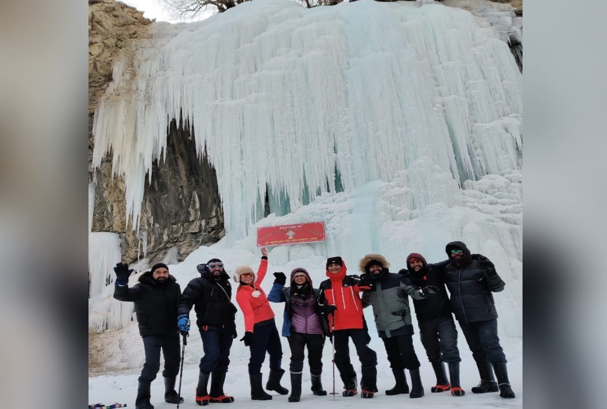 Squadron leader Manoj Rana crossed chadar track in minus 30 degrees