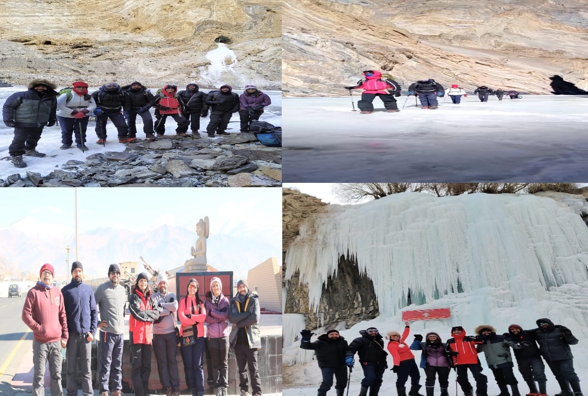 Squadron leader Manoj Rana crossed chadar track in minus 30 degrees