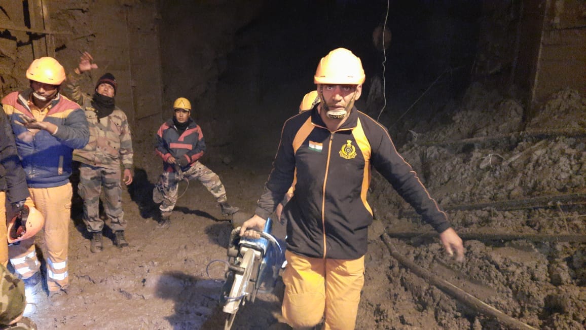 uttarakhand chamoli disaster latest news: third day rescue operation continues, itbp clear way of tunnel, photos