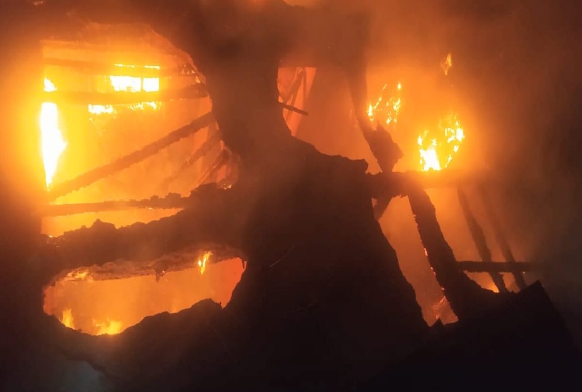 Chamba Himachal Pradesh Fire News Today: fire broke out in house, person burnt alive