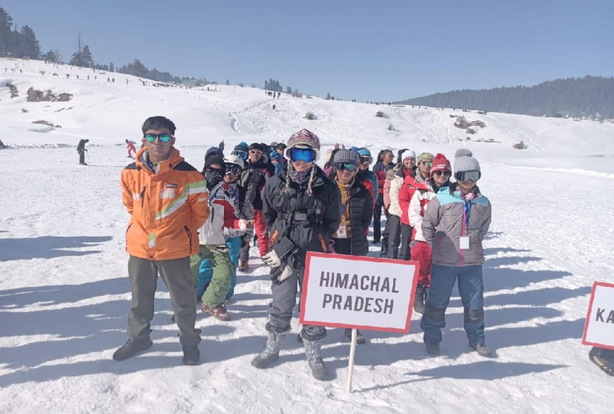 Himachal'won three gold medal in national skiing and snow board competition