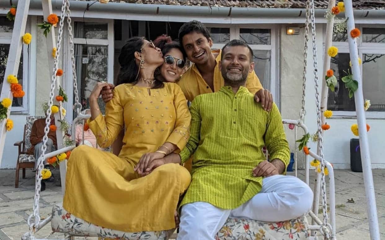 ira khan shared photo with rumored boyfriend nupur shikhare from Zayn Marie Khan marriage function