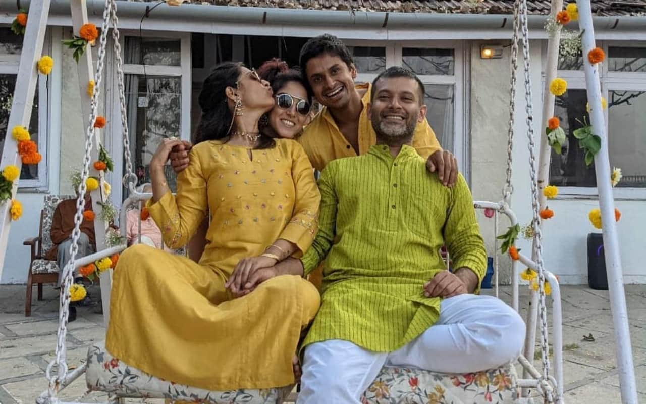 Amir Khan Daughter Ira Khan Nupur Shikhare pre wedding festivities started Family attends kelvan celebration
