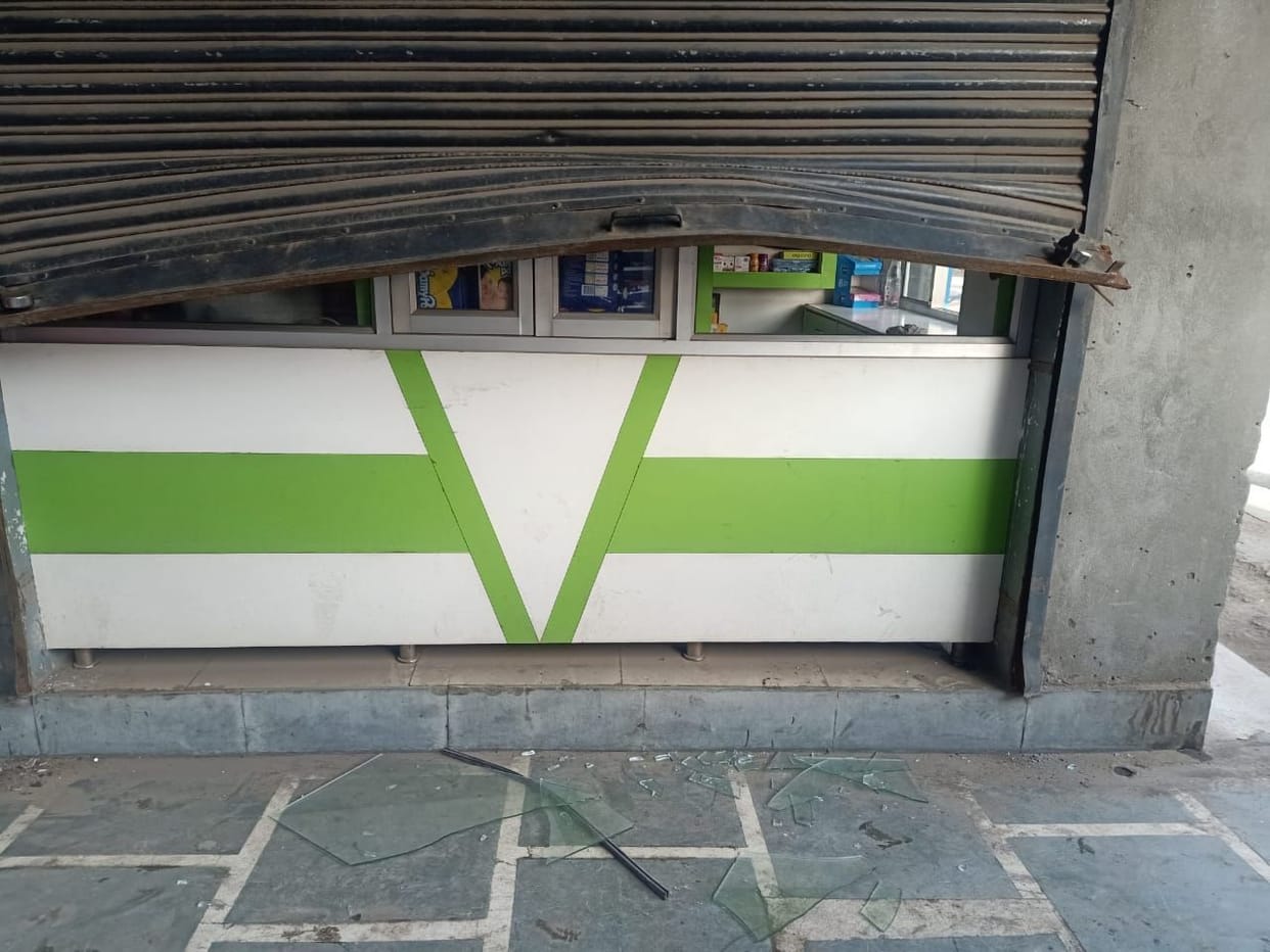 Burglaries increased in the city, shops shutters being uprooted daily