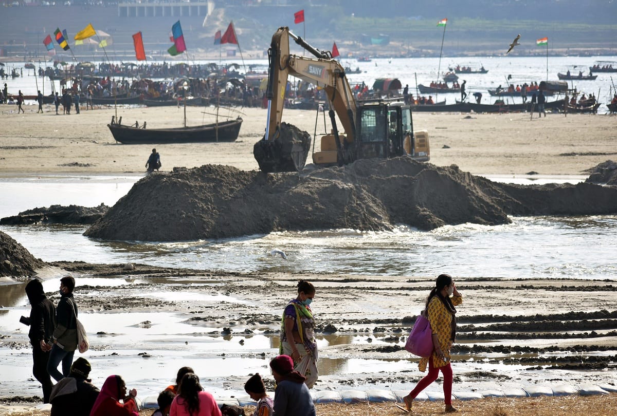 The flood crisis in the Magh Mela is currently averted, the administration is relieved