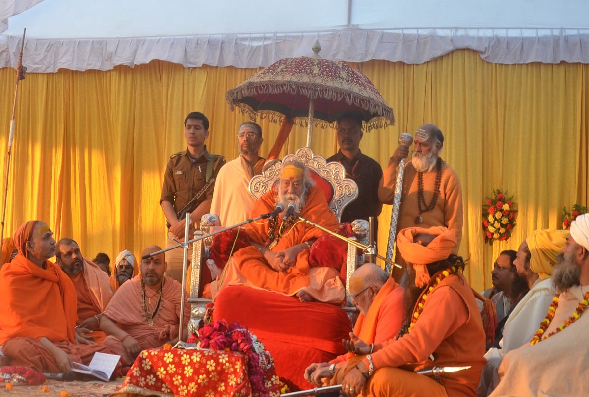 Ram mandi ayodhya Temples built under scripture under the direction of Sanatani Dharmacharyas: Swami Swaroopanand