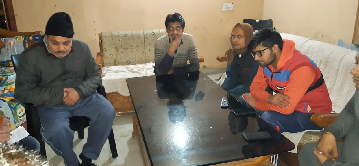 Praveen called the family one hour before the accident