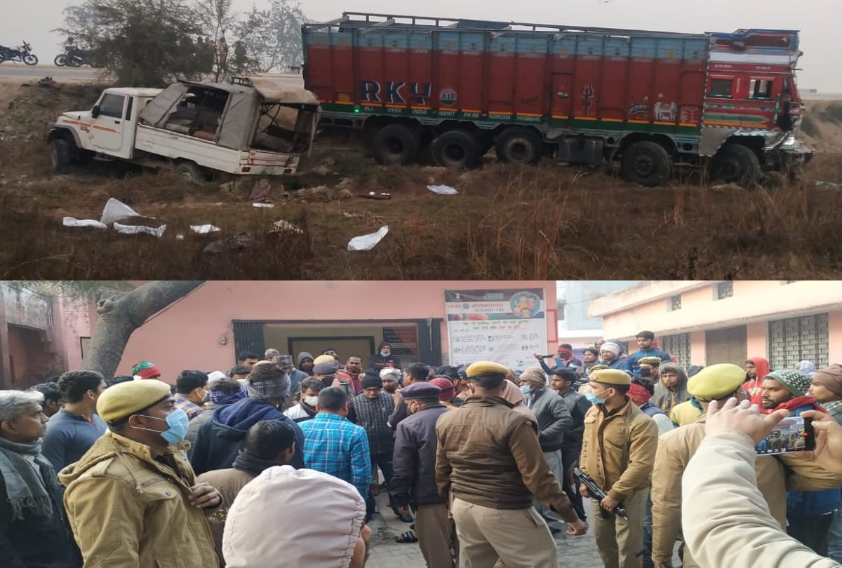 Varanasi Jaunpur Highway Road Accident News: UP varanasi jaunpur highway road accident six dead 11 injured all updates