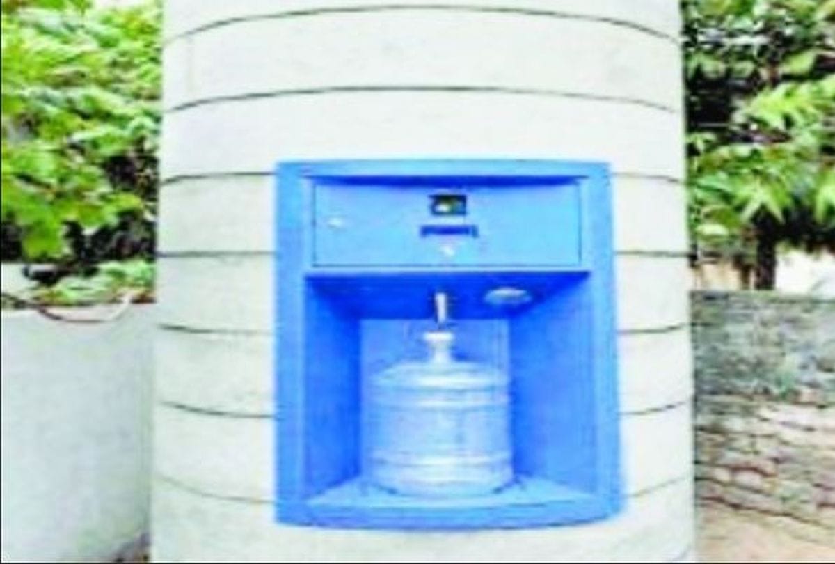 Clean water will be available from water ATMs at tourist places