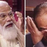 प्रधानमंत्री नरेंद्र मोदी और कांग्रेस नेता गुलाम नबी आजाद