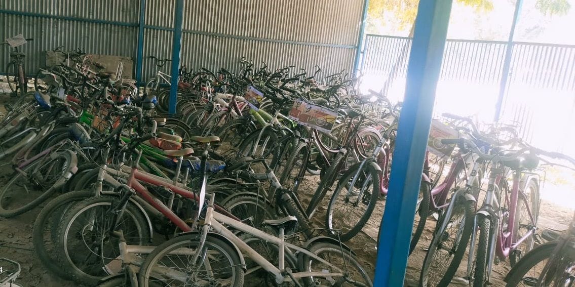 Environmental bicycles have become junk