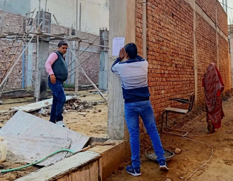 NP sealed the banquet hall and three buildings under construction