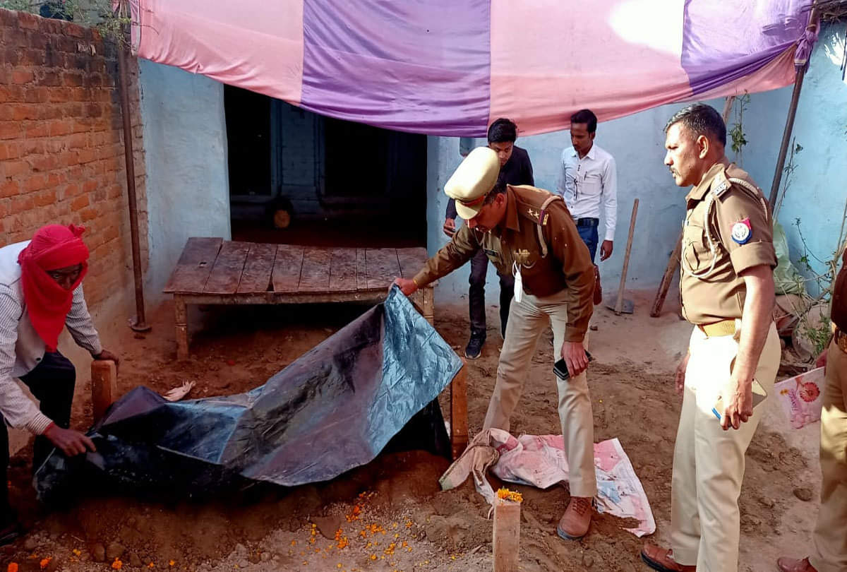 Woman tantric took samadhi in ghatampur up