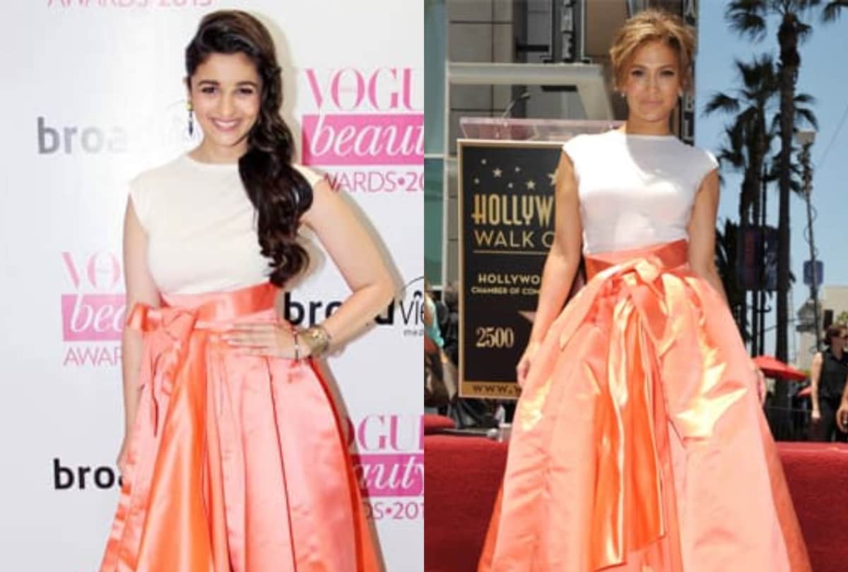 Bollywood actresses copied Hollywood actresses dresses