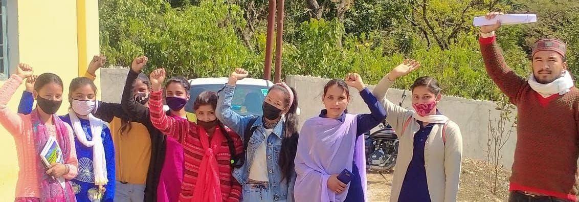 Students protested in Baluwakot for teachers and books