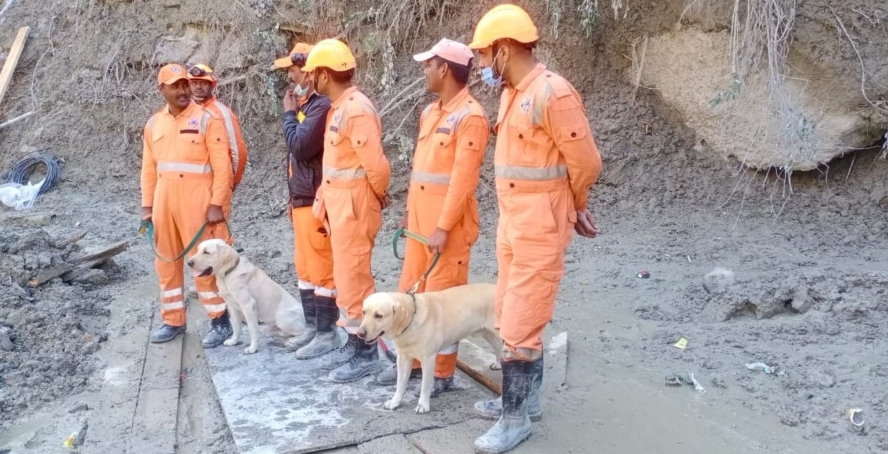 Chamoli Glacier Burst latest news : more than thousand rescue worker and many machine working after 80 hours people stuck under tunnel