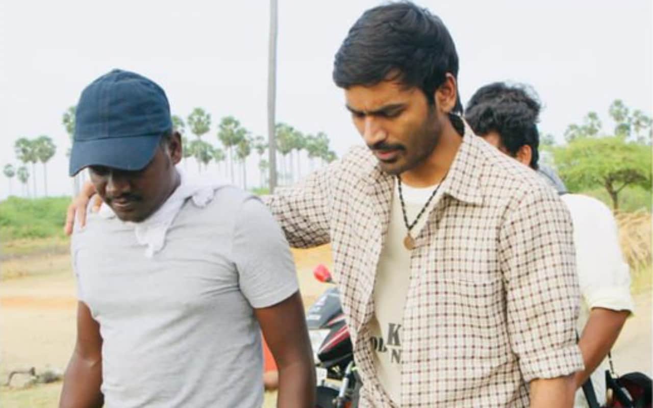 Dhanush performs Bhoomi poojan for new house, Rajinikanth attends ceremony. See pics