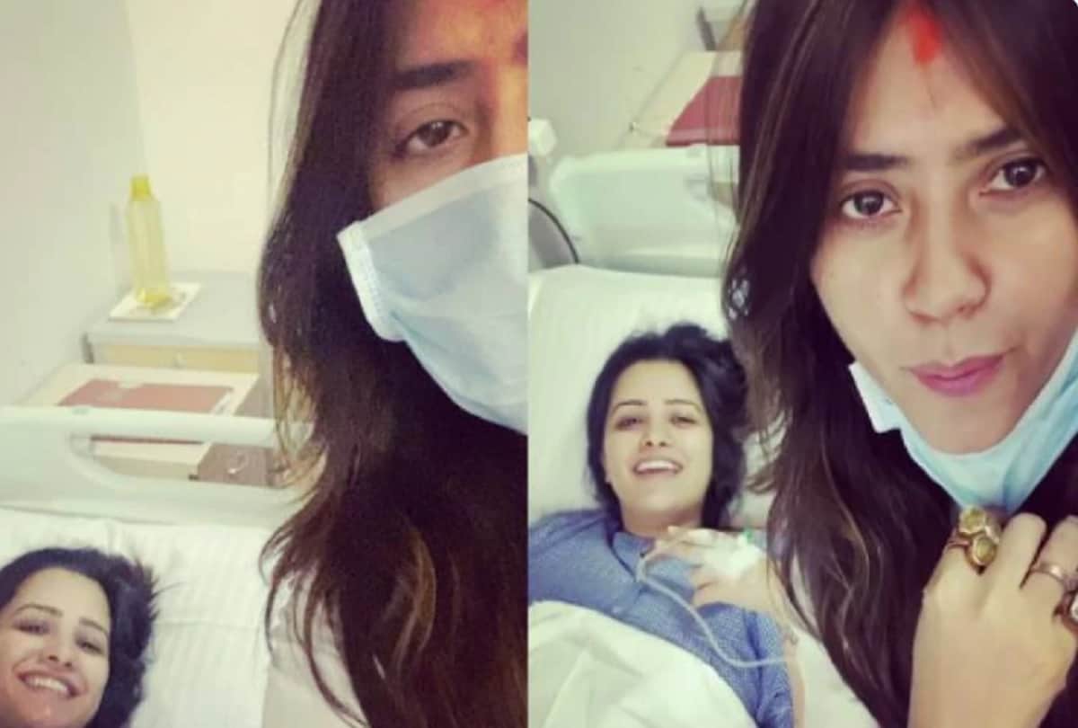 Ekta Kapoor seen wearing Sindoor while she visited Anita Hassanandani after birth of her nephew