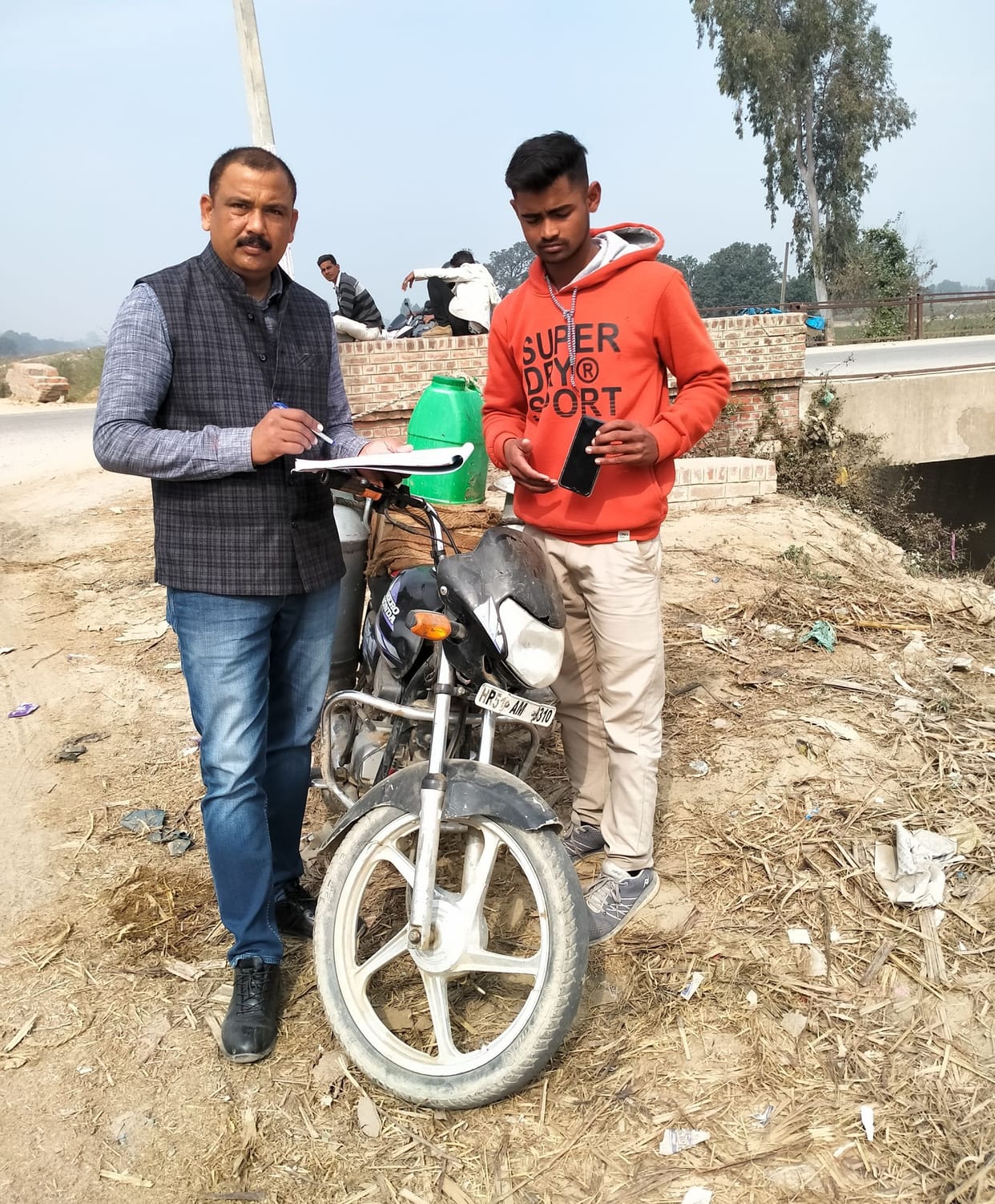 food security department take sample of mixed milk