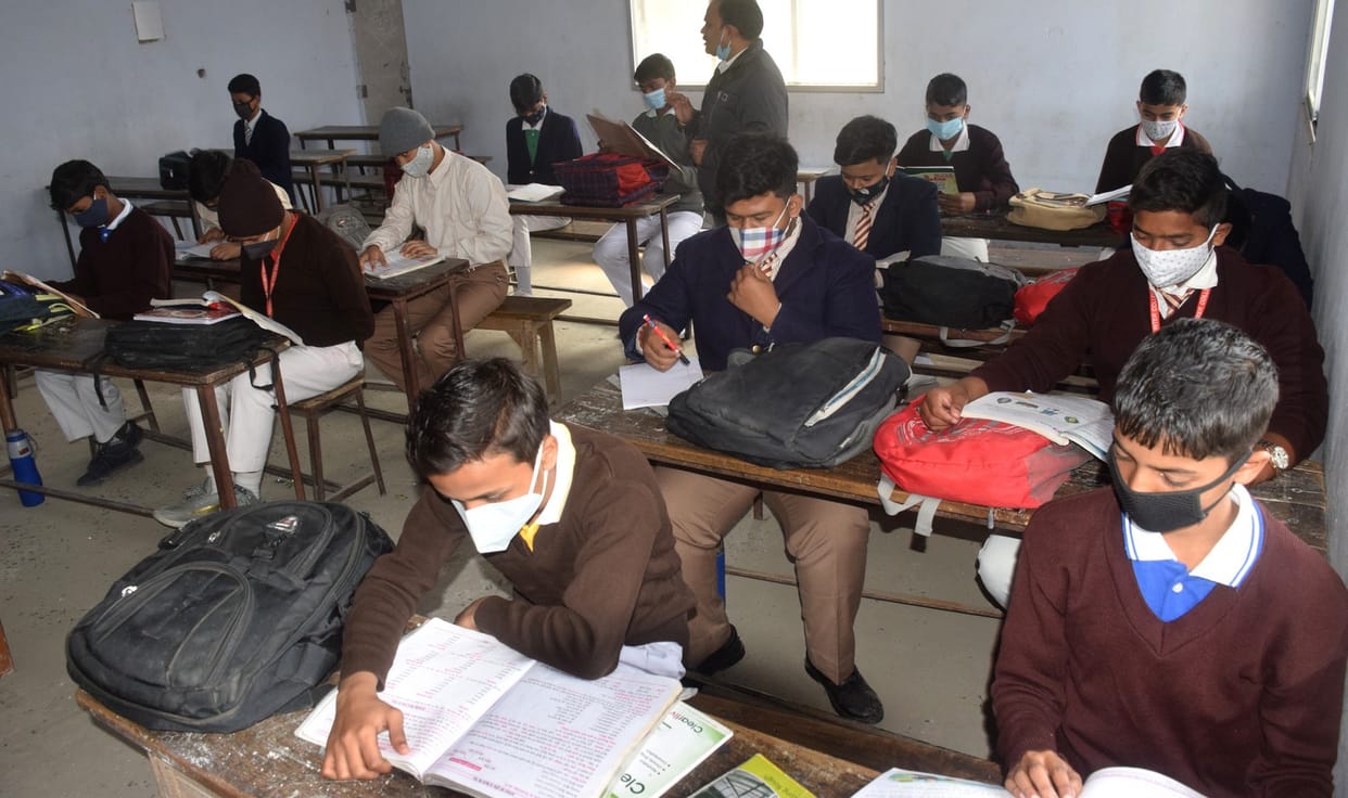 Ten months later, schools open, studies start, schools come back
