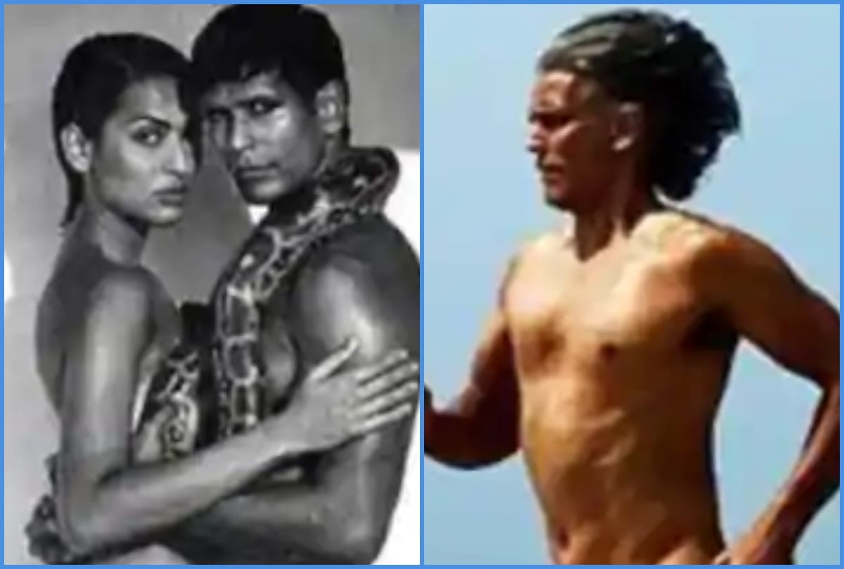 Milind Soman sets the ramp on fire in a dhoti After 26 years of Made in india