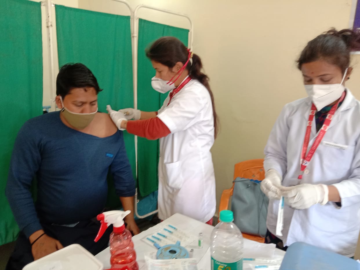 Corona Vaccination in Chamapawat