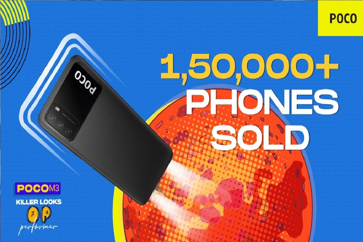 Poco M3 First Sale Sold More Than 15o000 Phones Next Sale on February 16