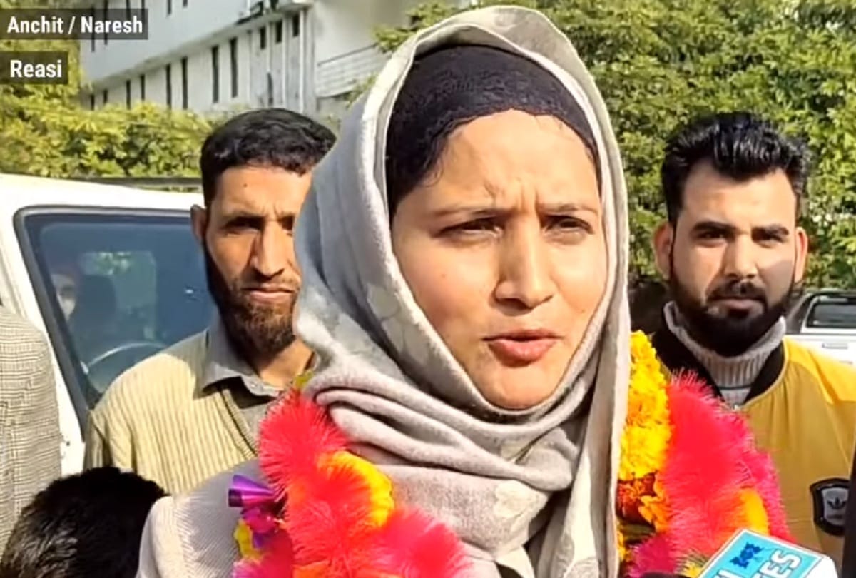 Jammu kashmir news: Now Sajra Qadir will take charge of DDC Vice President