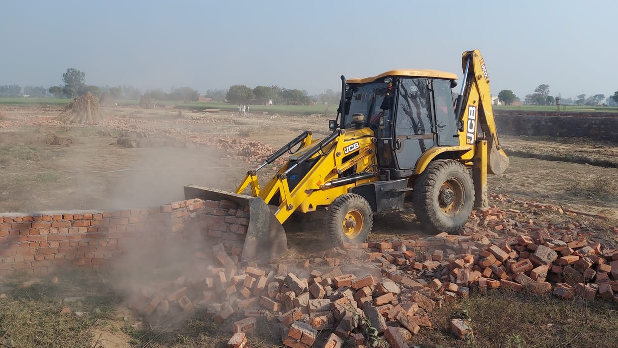 Illegal constructions demolished after 22 years