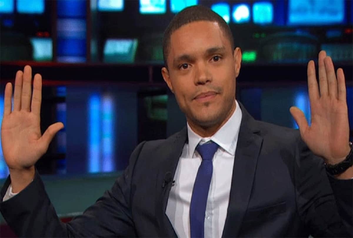 Trevor Noah explains the farmers protests in India to his viewers in the US