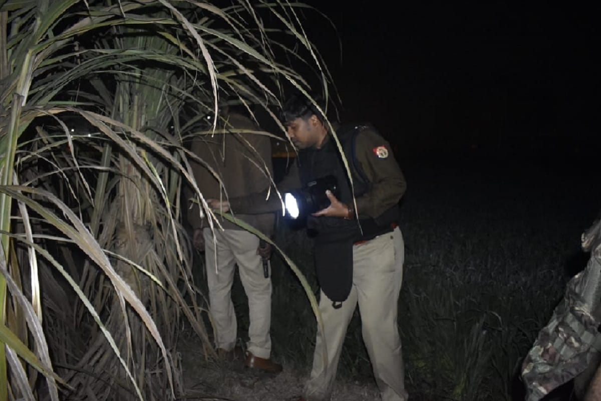 UP Crime News: Encounter in Baghpat and three crooks injured and see photos