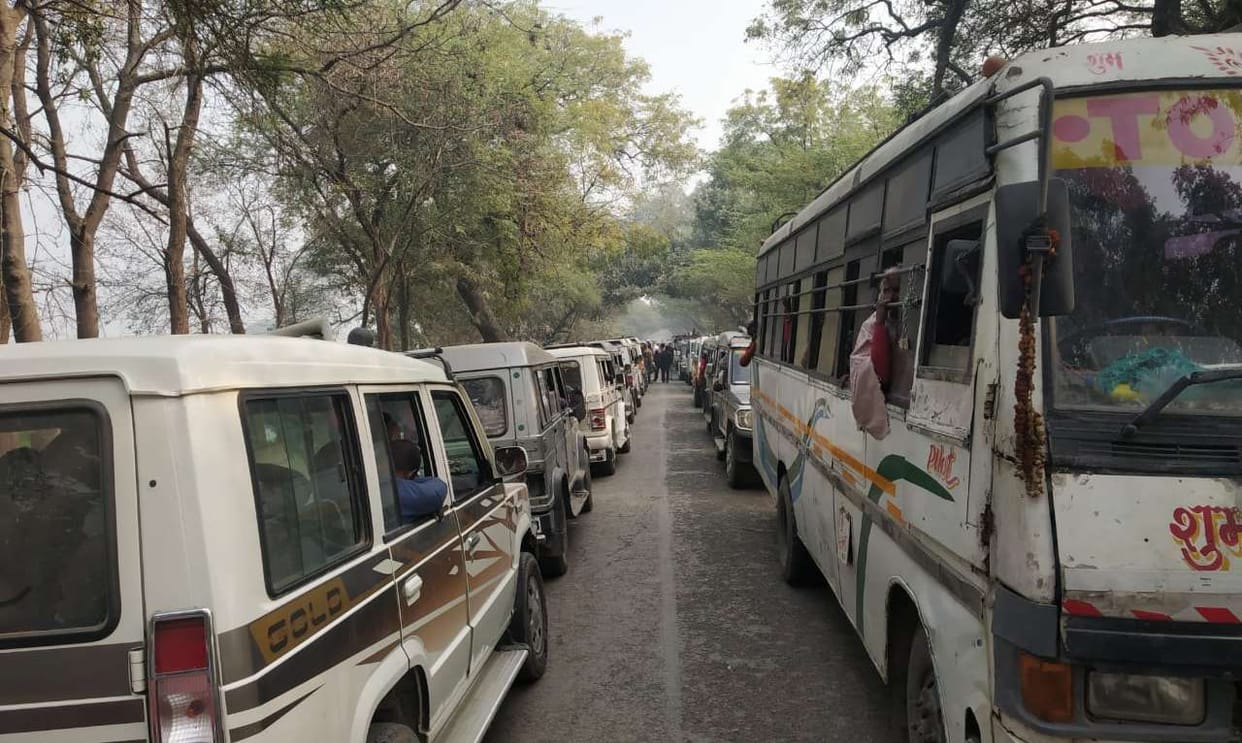 jam in ballia on mauni amawasya