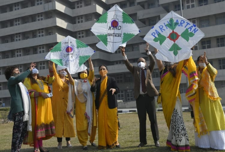 Chandigarh : Festival of Vasant Panchami celebrated in a different way at GMCH-32