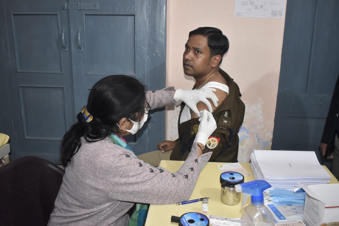 SP, ADM and ASP got vaccinated