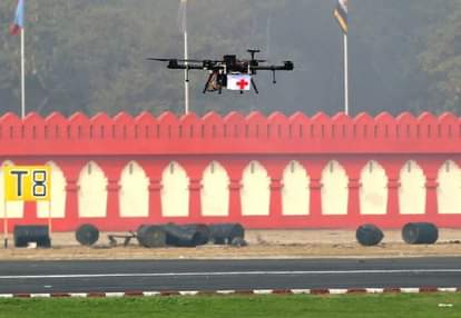 Indian Army carried out a live demonstration of Drone Swarming capability using 75 indigenously designed & developed drones