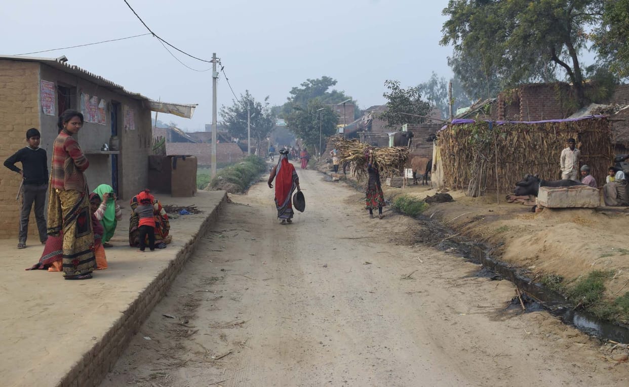 Silent discussion in the village, silence in the streets