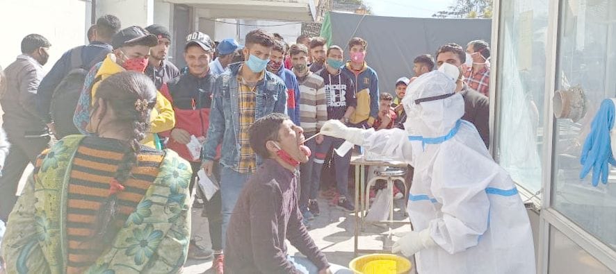 policemen corona positive in chamba
