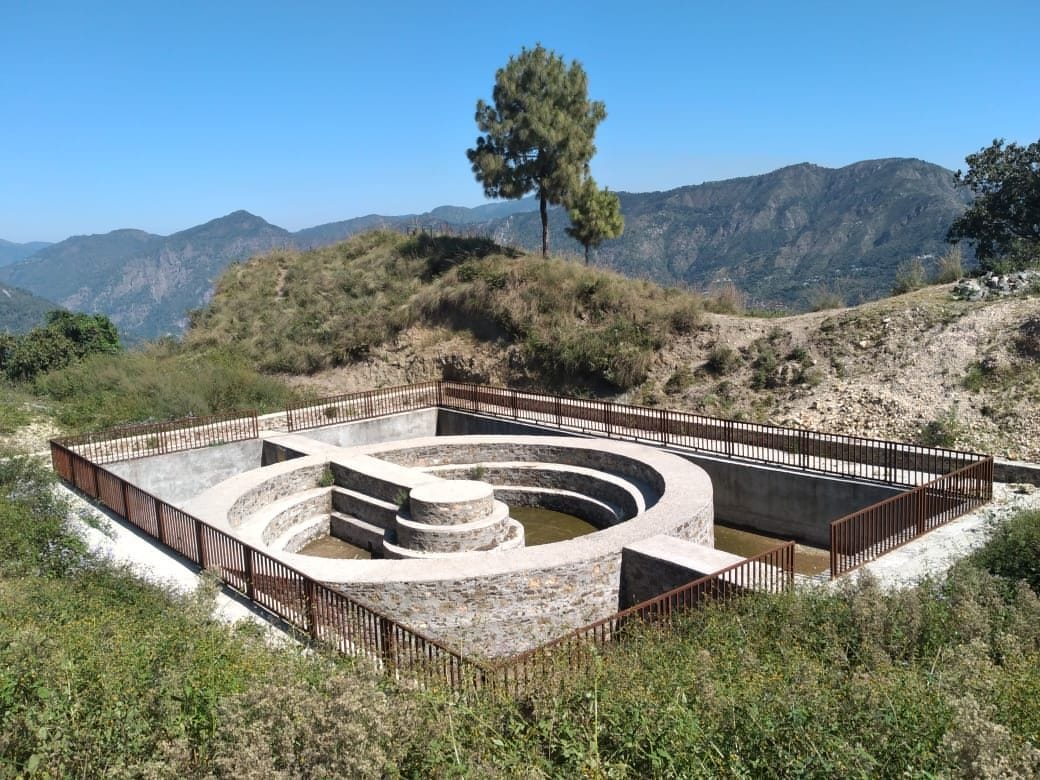 Parvati Kund ready in Chhota Kailash