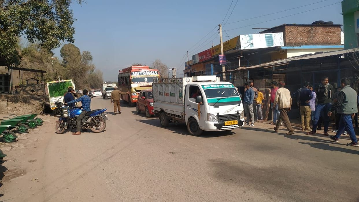 agitaion in rajouri