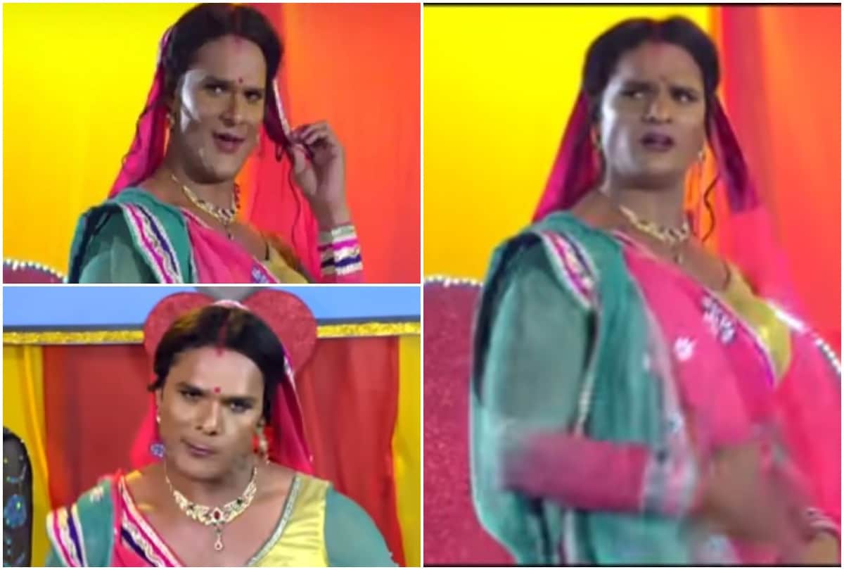 Khesari Lal Yadav wears saree for latest music video, takes social media by the storm