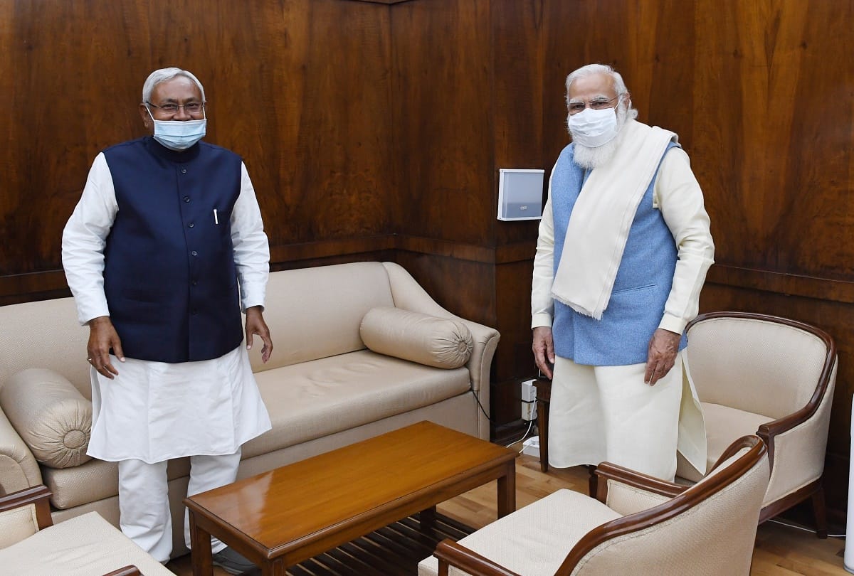 CM Nitish Kumar meet Prime Minister Narendra Modi before the expansion of the Union Cabinet