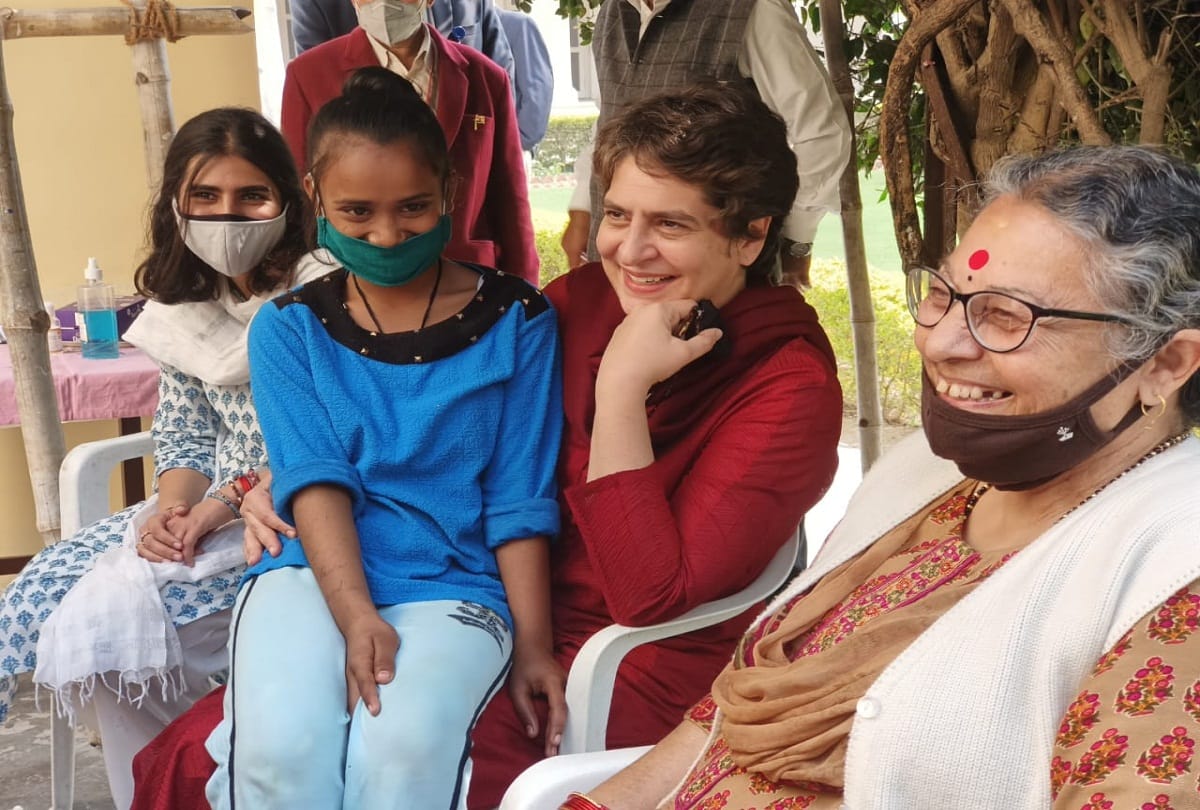 'You look like your grandmother ma'am' Priyanka Gandhi spent half an hour among orphans