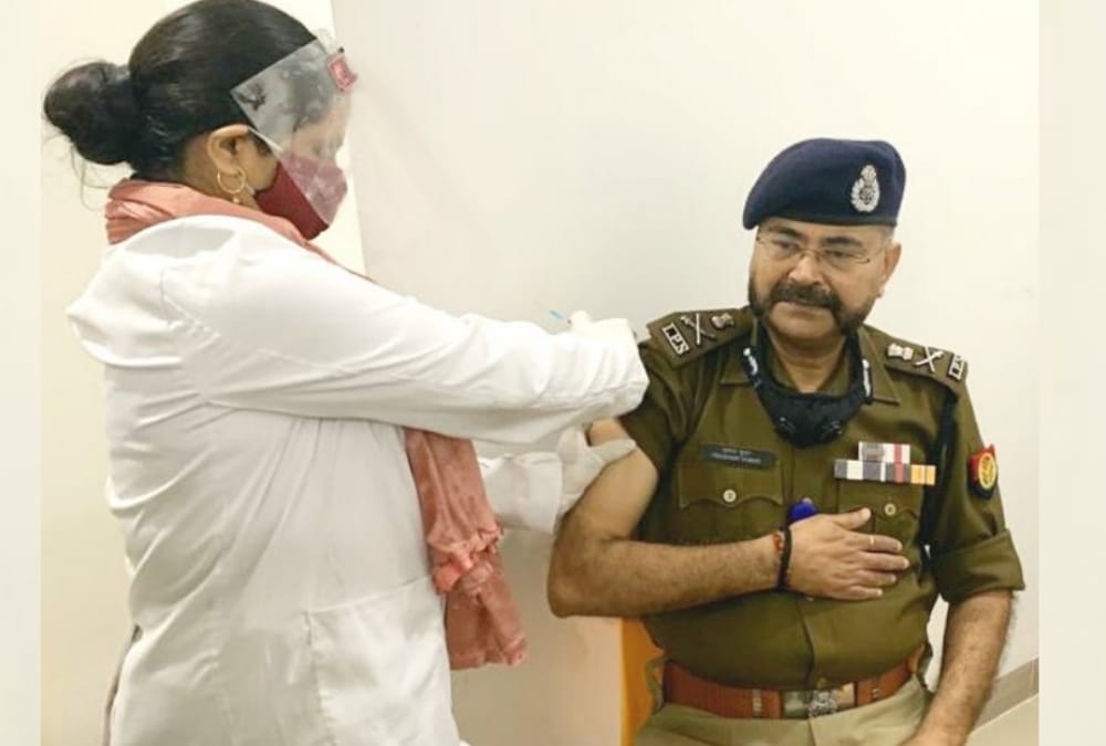 CRPF officers group denied to take corona vaccine.