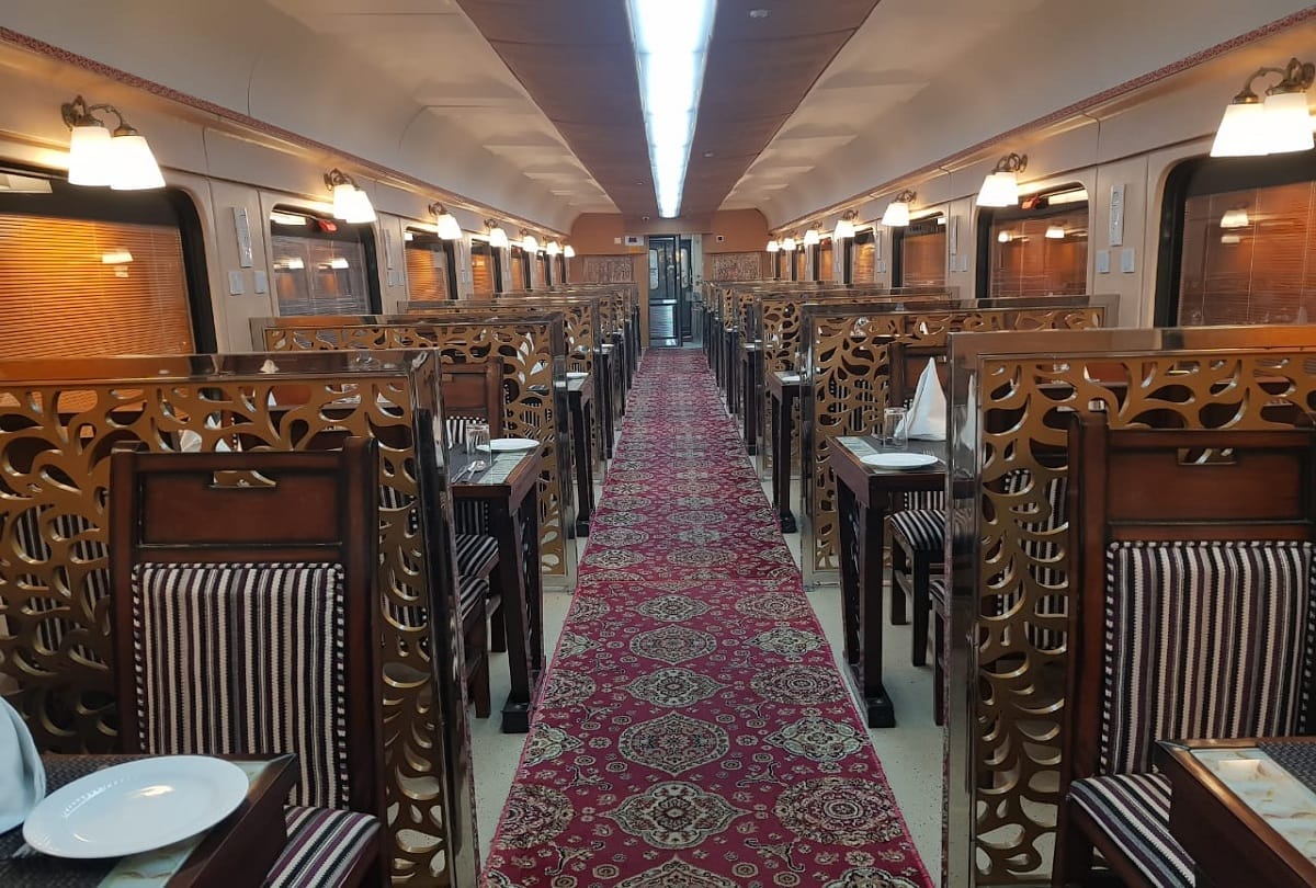 Pics of The first Journey of Padharo Rajasthan Deluxe ac train Post COVID Tourism over Indian Railways takes off in a big way
