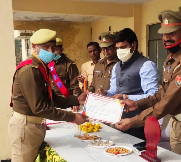 ,honered the 3 prd jawan for best performence