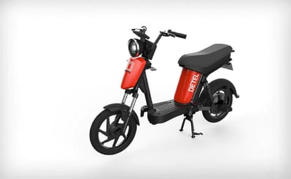 Detel Easy Plus unveiled detel easy plus launch date in india claims to be world’s most economical electric two-wheeler electric vehicles india upcoming electric two wheelers in india 2021