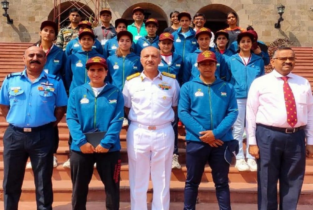 J-K all women cricket team visits NDA in Pune to promote 