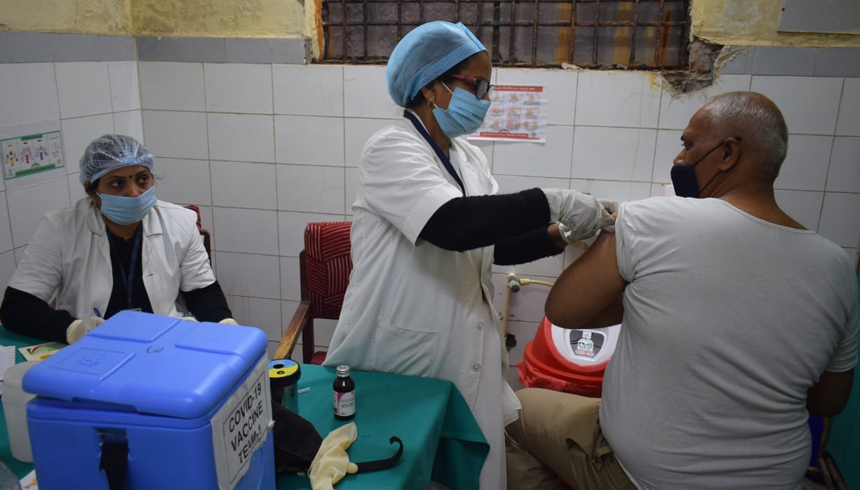 Revenue workers arrived with enthusiasm to get vaccinated