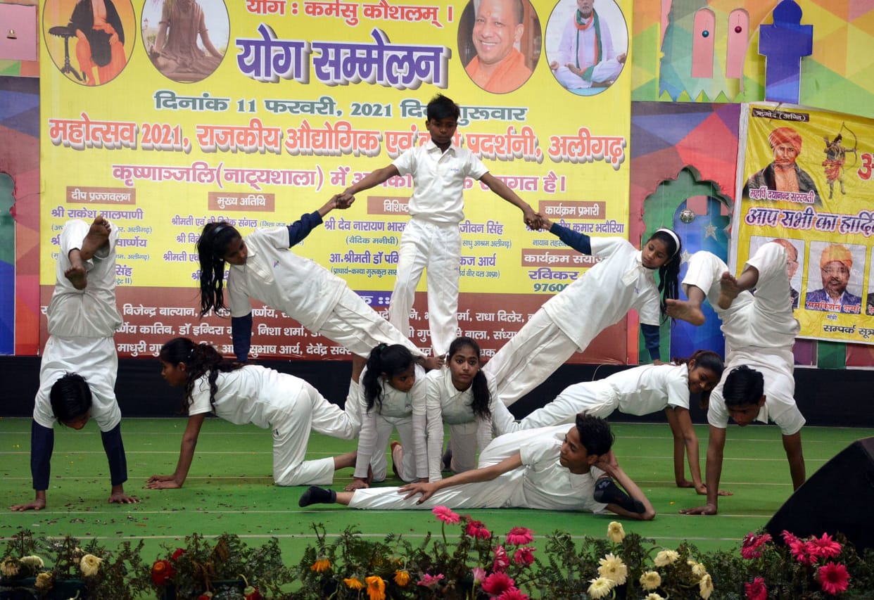 Yoga competitions held in yoga conference